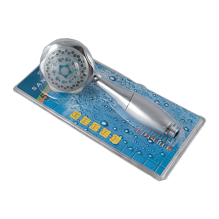 Para dus Sanotechnik 15501, plastic, cromat, 5 functii, 0,3 kg