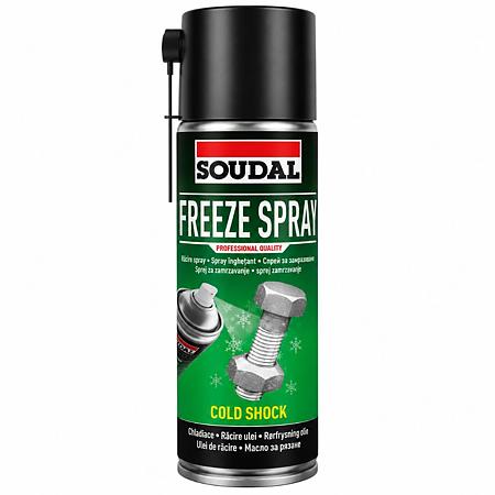 Spray deblocant cu efect de inghetare Soudal, soc termic pana la -50°C, 400 ml
