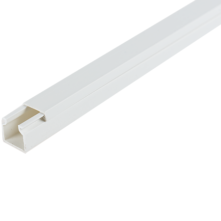 Canal cablu 12 x 12 mm, 2 m, alb, PVC ignifugat
