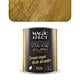 Pachet vopsea decorativa cu efect de dune de nisip Magic Efect Ultra Gold, pe baza de apa, 0.9 l, 1 + 1 + pensula