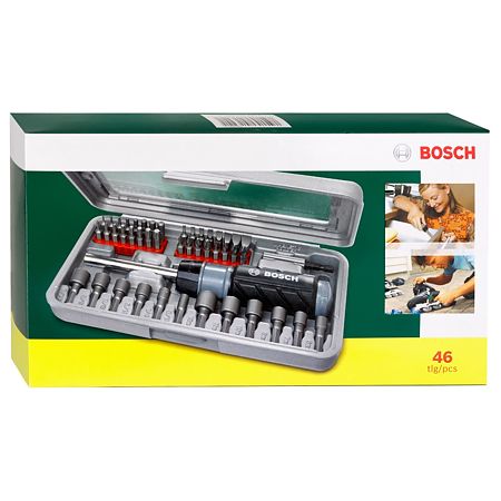 Set capete surubelnite Bosch 2607019504, 46 piese