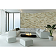 Piatra decorativa exterior/interior Modulo Virtuosa Misty Cream, crem, 50 x 10 cm
